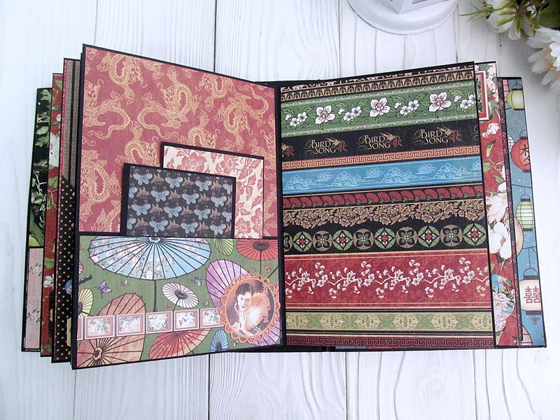 Kalalayaa's Art Stuido Graphic 45 Bird song scrapbook album