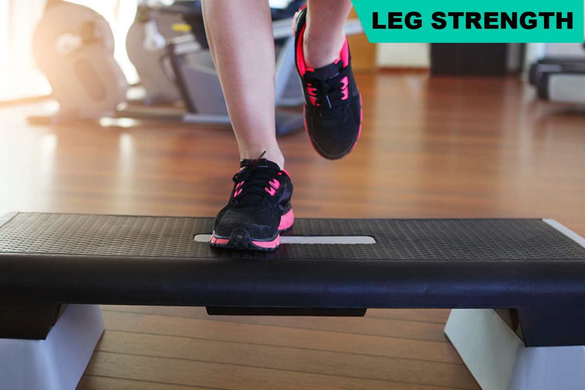 How is an aerobic step bench workout beneficial for your health?