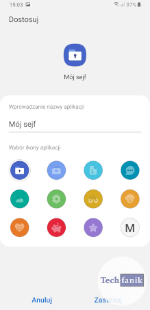 Jak zmienić ikonę i podpis kontenera?