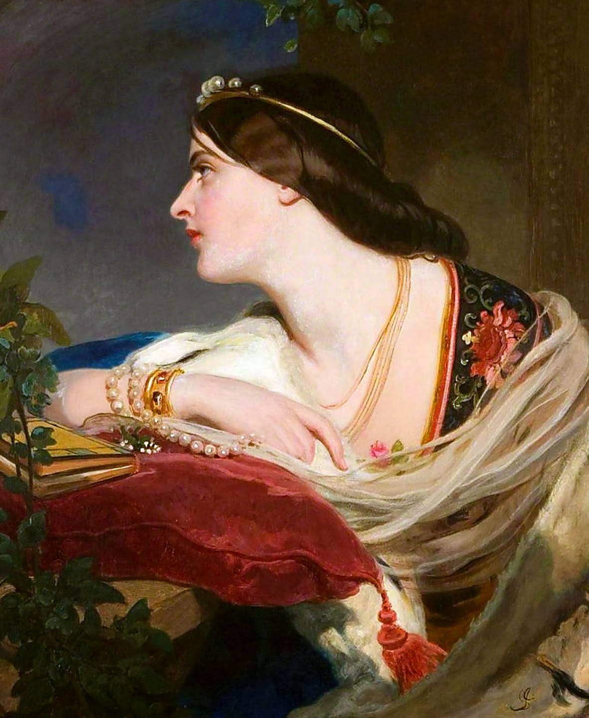 Museu De Reproduções De Arte Pensamento dobrado por James Sant (1820-1916,  United Kingdom)