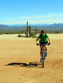 Sky biking at McDowell Mountain Regional Park