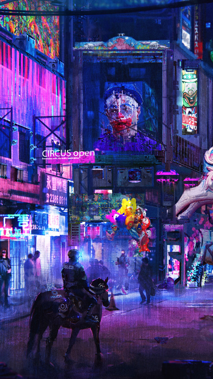 Cyberpunk phone wallpapers