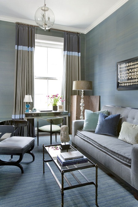 Blue and Brown Living Room Decorating Ideas | Living Room ...