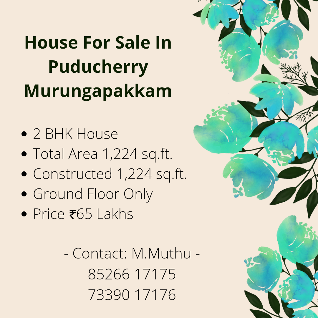 Puducherry Pondicherry Real Estate House For sale In Pondicherry