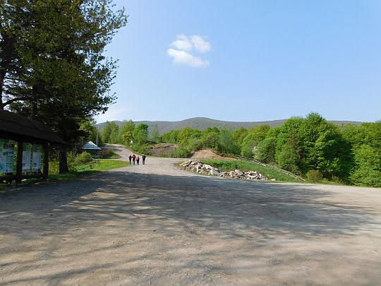 Przełęcz Wyżniańska (856 m n.p.m.). Przełęcz Wyżniańska (856 m n.p.m.).