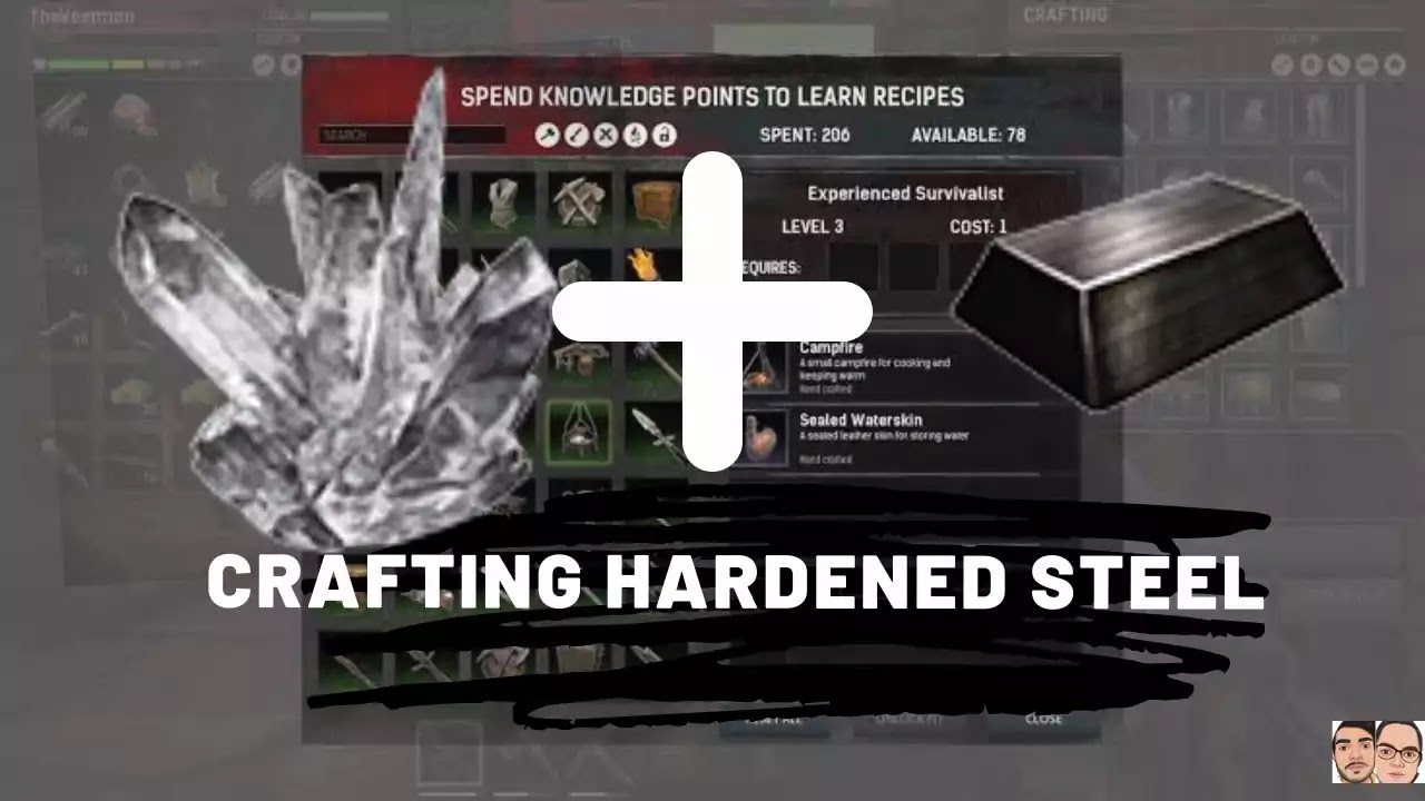 Conan exile Hardened steel crafting