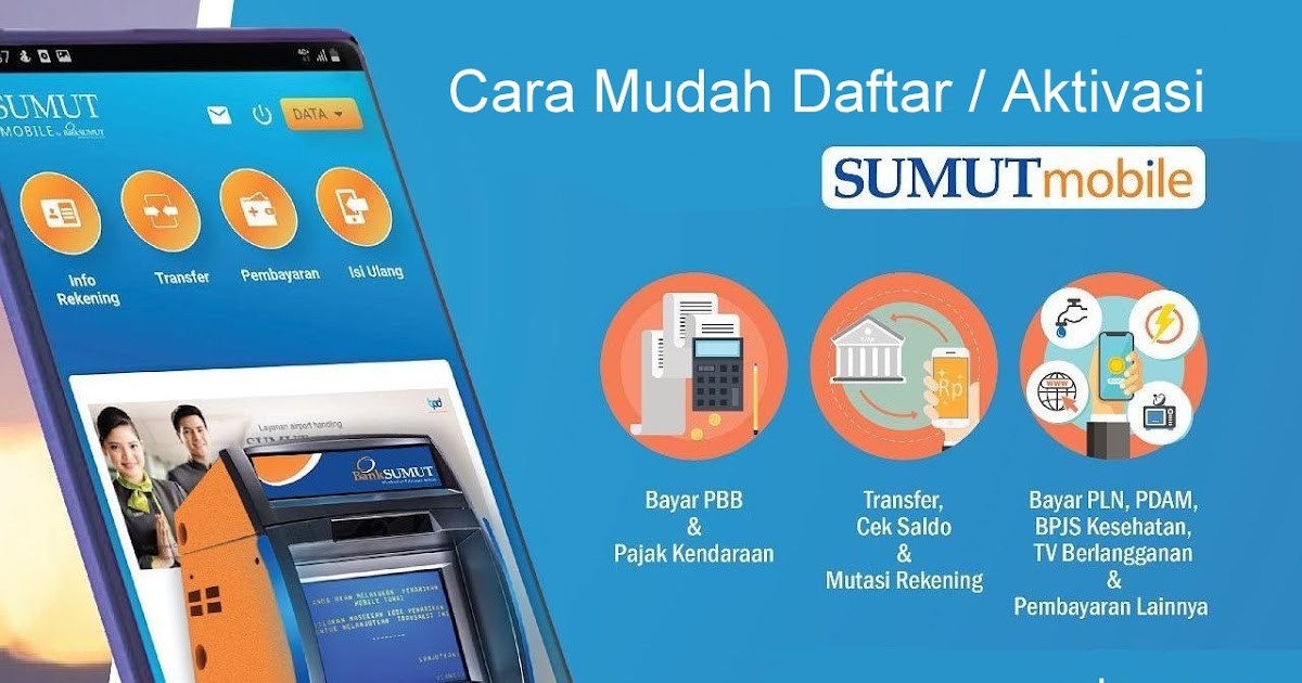 Cara Daftar Sumut Mobile Banking Zonakeuangan Com