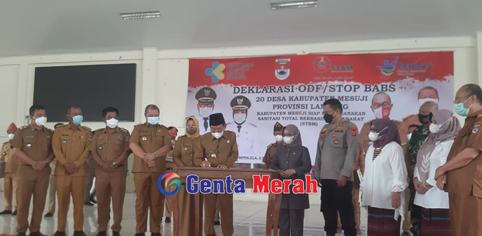 Kabupaten Mesuji Gelar Deklarasi ODF Diikuti 20 Desa