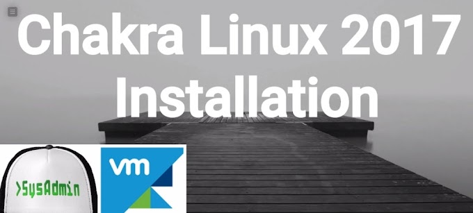 Chakra Linux Installation on VMware Workstation