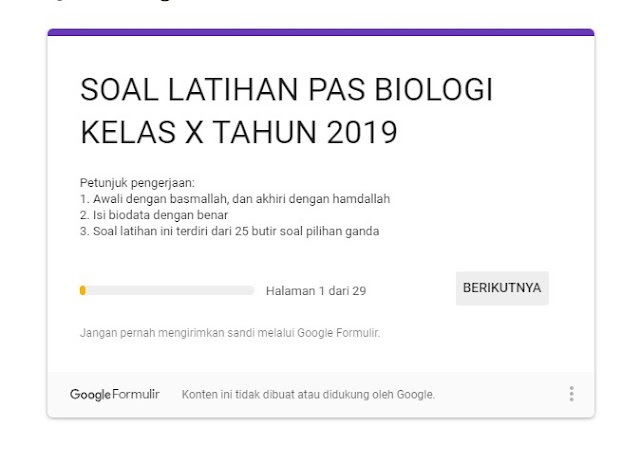 Soal biologi online sma