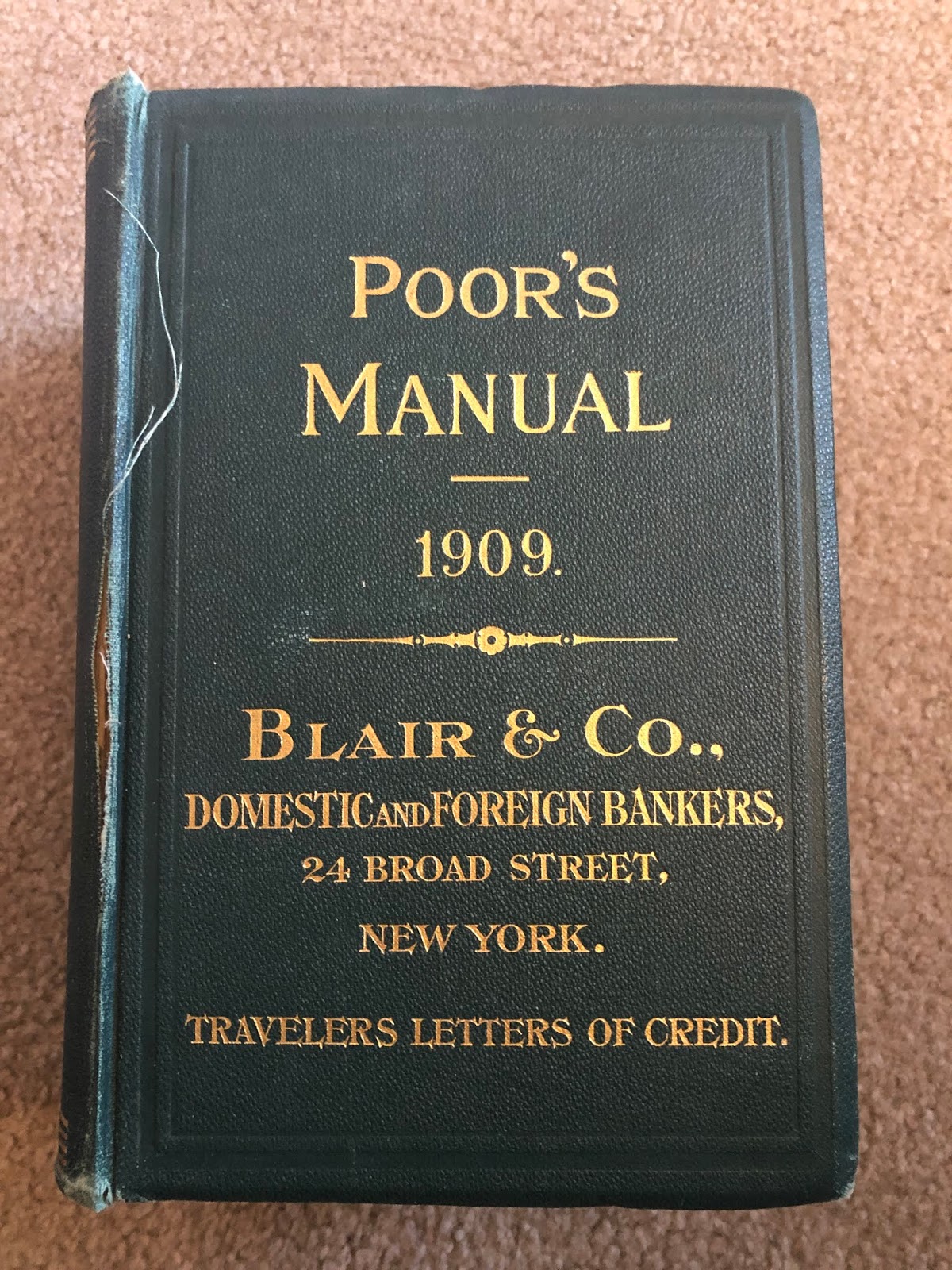 Forgotten Railways, Roads & Places: Poor's Manual of Railroads of the