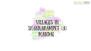 Shankarampet (A) Mandal with villages