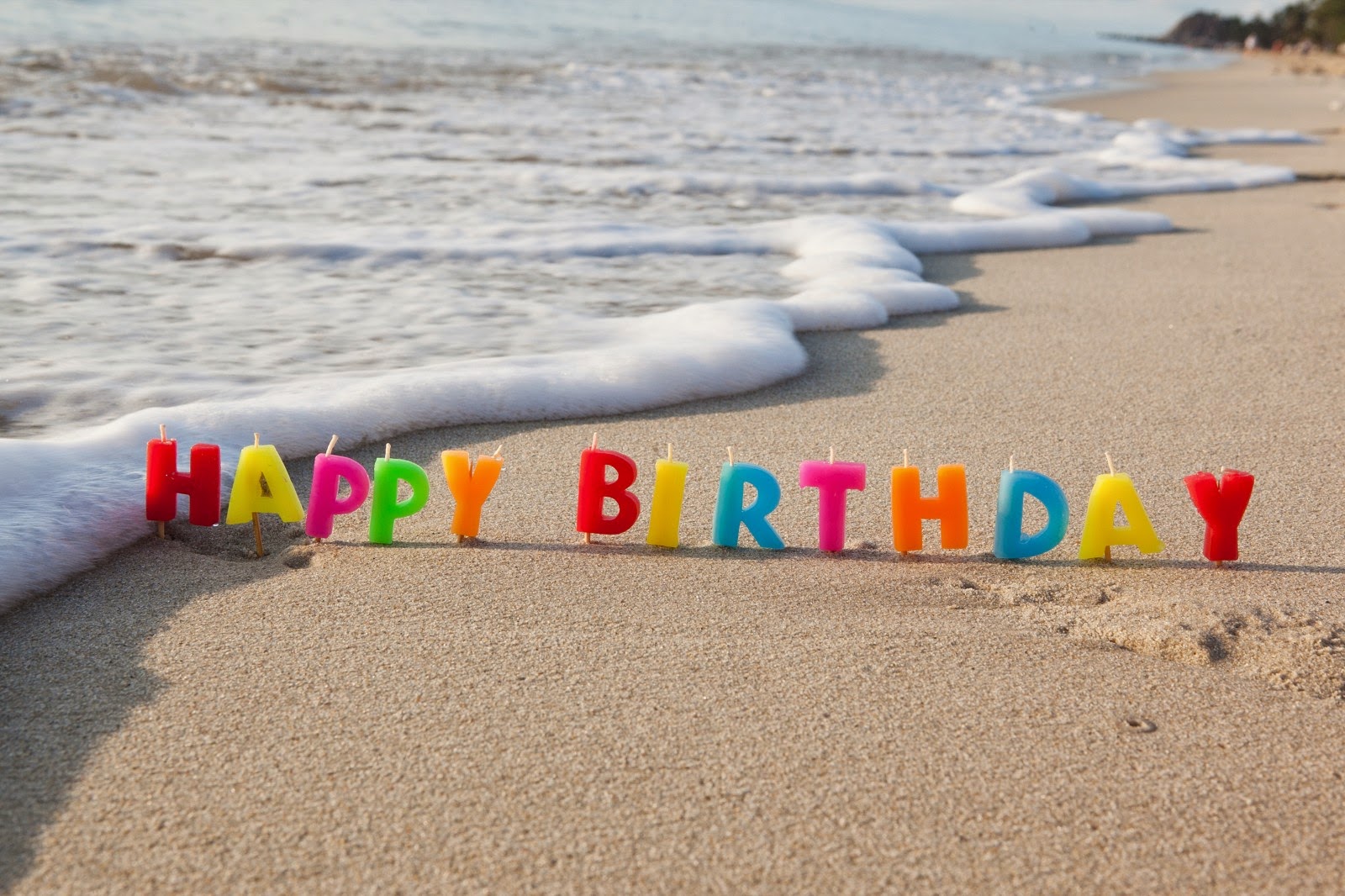 Happy Birthday Beach Images Printable Template Calendar