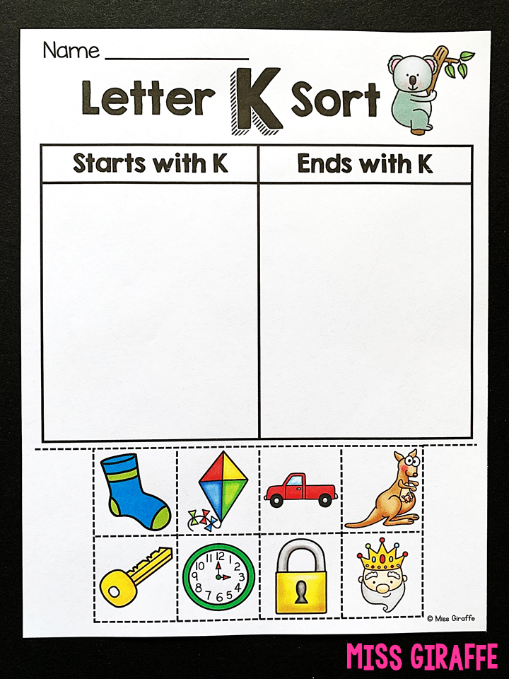 Miss Giraffe's Class: Teaching Letter Sounds to Kindergarten and First  Grade Kids