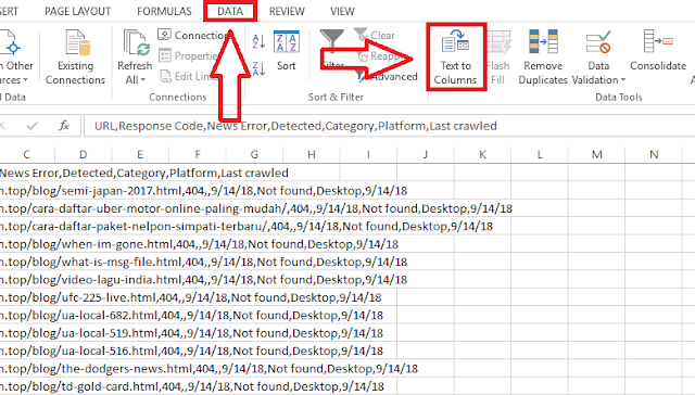 Pengaturan agar File CSV tidak Berantakan di Ms Excel Pengaturan agar File CSV tidak Berantakan di Ms Excel