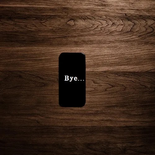 Sad WhatsApp DP for girls, Sad DP for girls message on phone is bye DP for girl