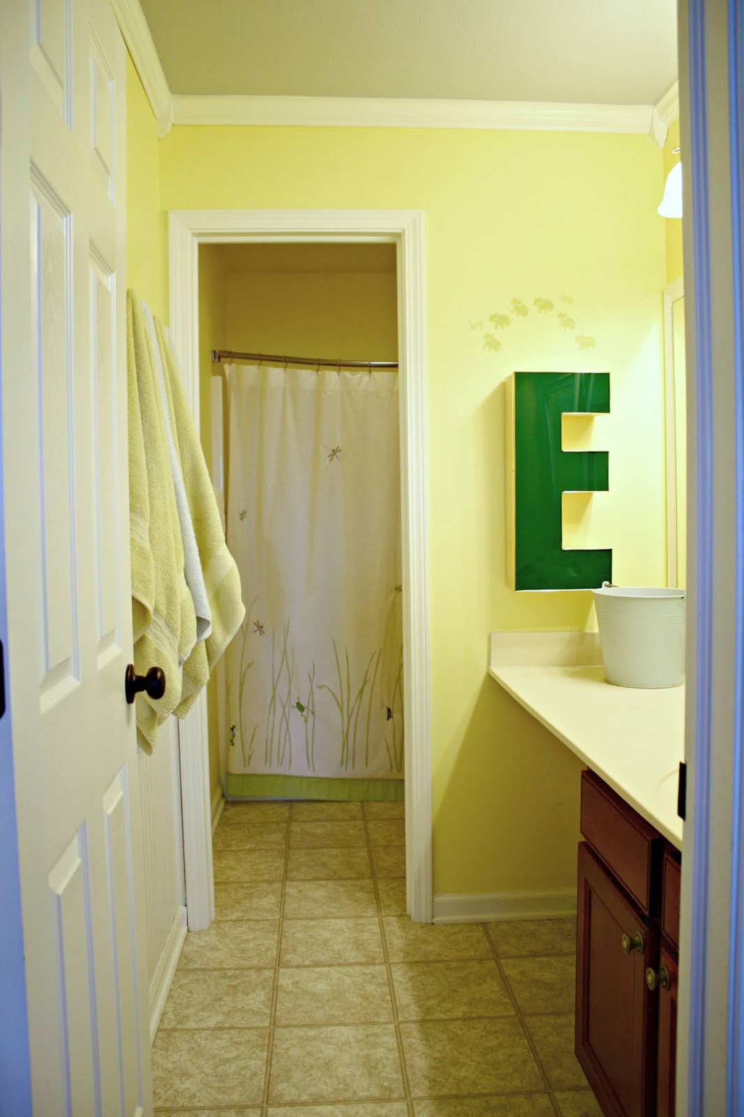 opening up wall in two room bathroom 