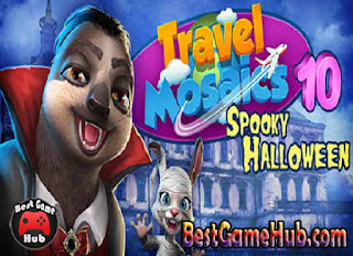 Travel Mosaics 10 Spooky Halloween PC Game Download