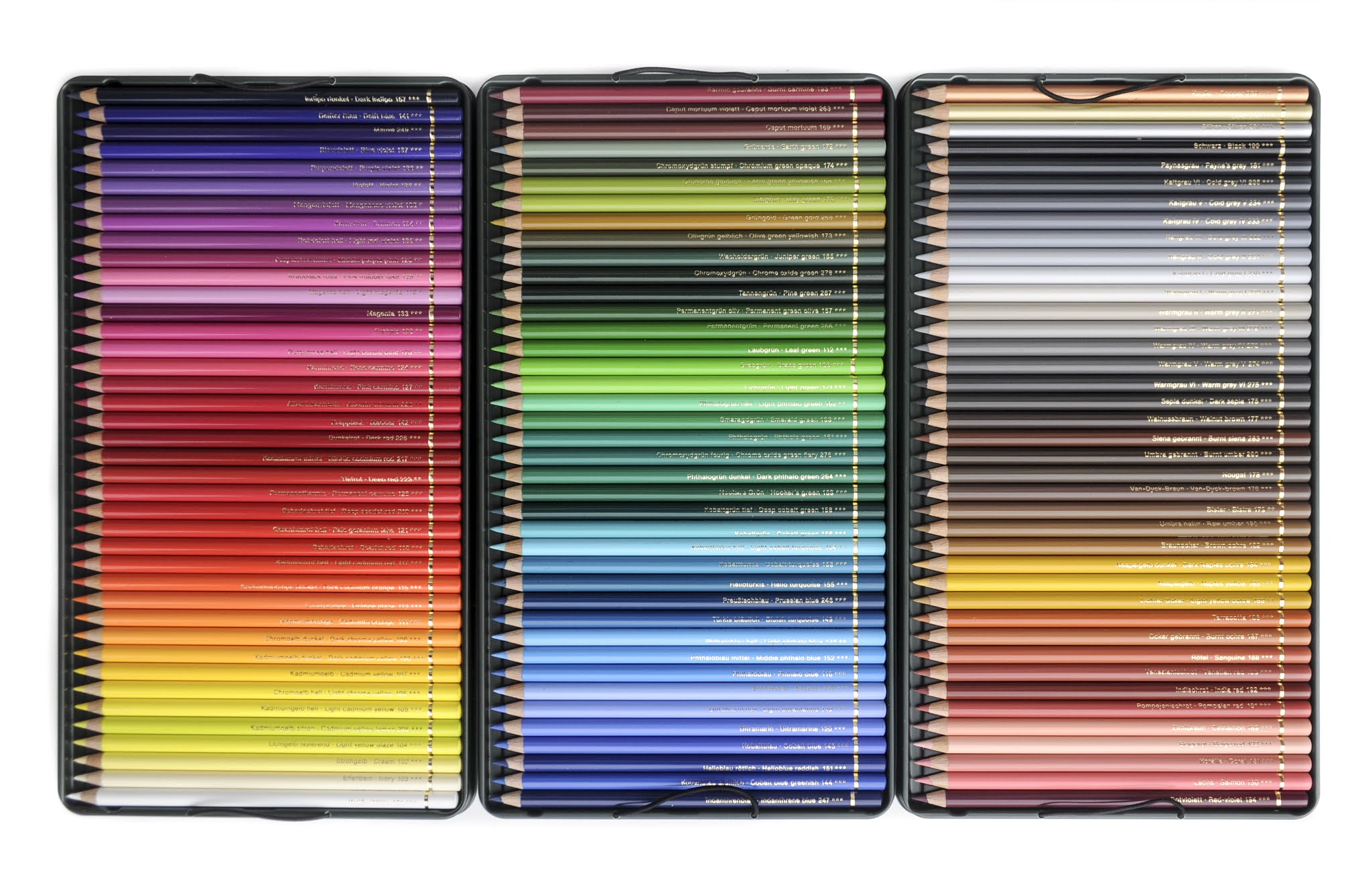 Faber Castell Polychromos 120 Color Pencils Unboxing