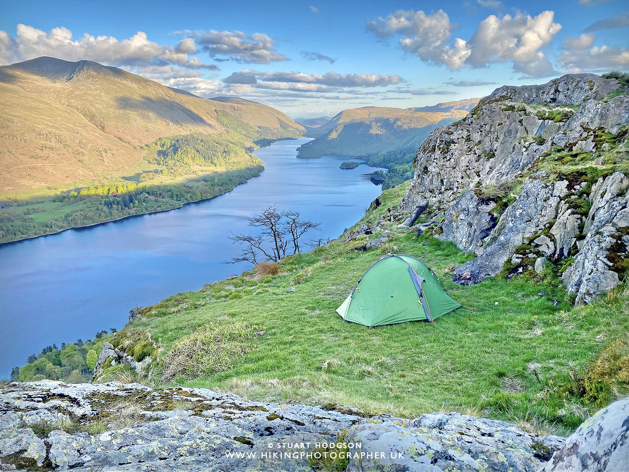 Wild camping lake district best spots tent Helm 2 compact review