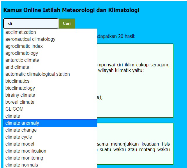 Pemenang GiveAway Kuesioner Kamus Meteorologi dan Cara Penentuannya Dengan Aplikasi Online 