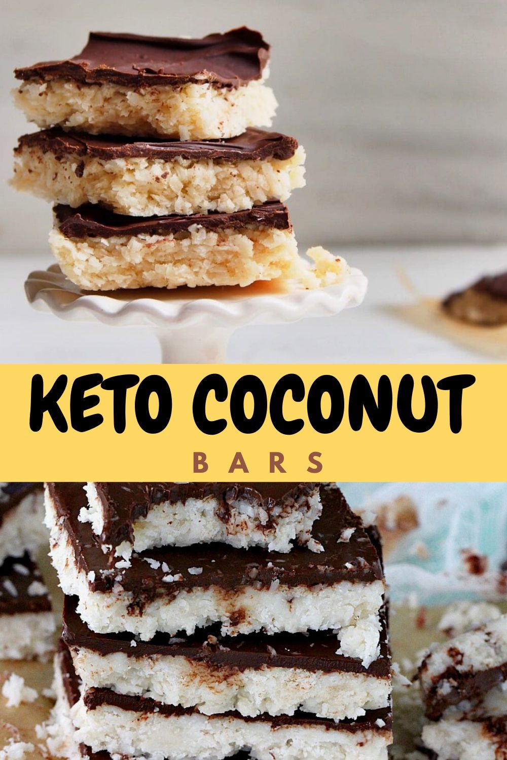 KETO COCONUT BARS