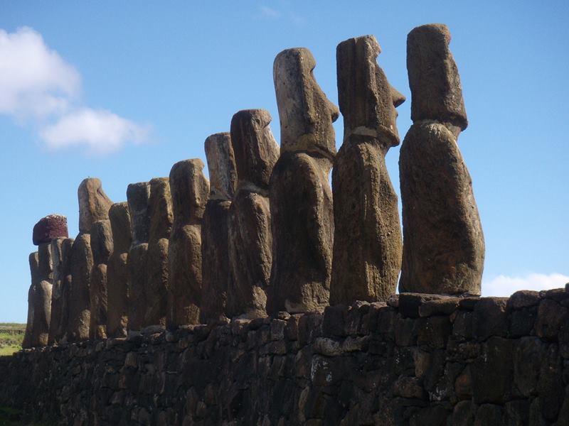 The 15 Moai, Ahu Tongariki Easter Island