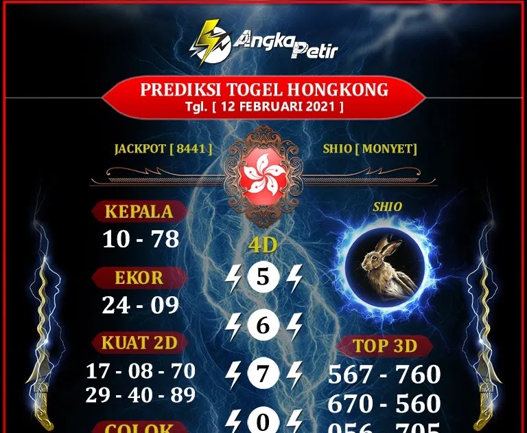 Syair Hk 12 Februari 2021 Pangkalantoto Terbaru