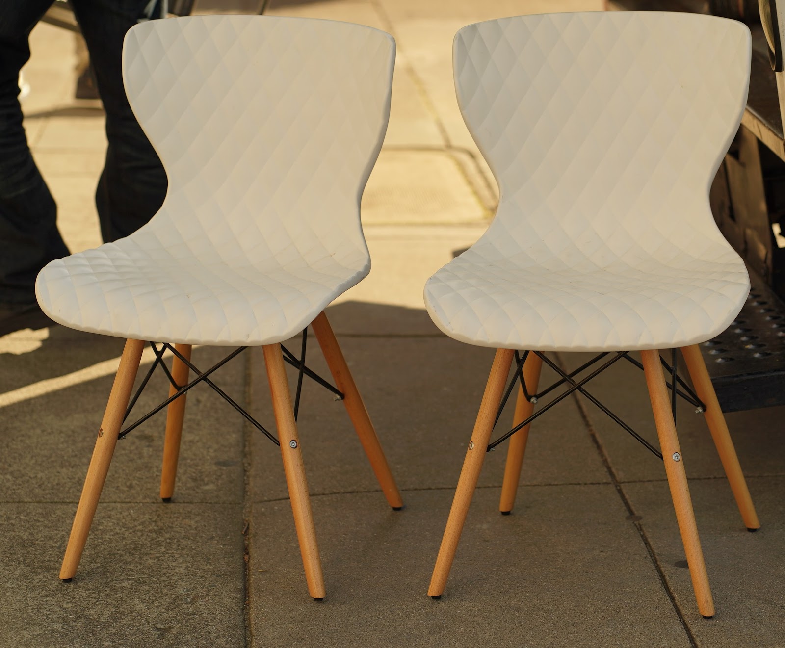 UHURU FURNITURE & COLLECTIBLES **SOLD** 97023 Pair of Eames Style