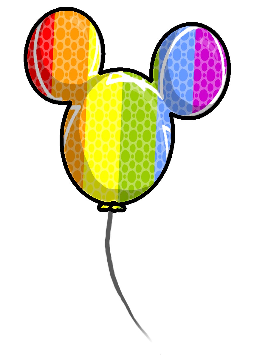 mickey mouse with balloons clipart - photo #6