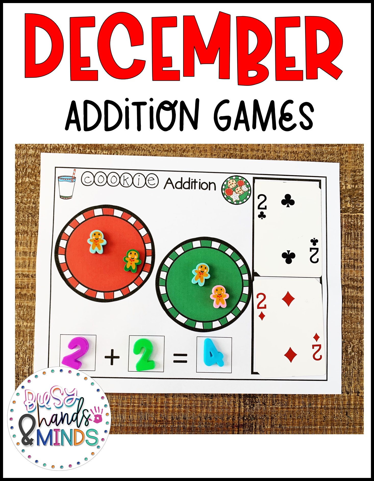 December Addition Games | Busy Hands and Minds