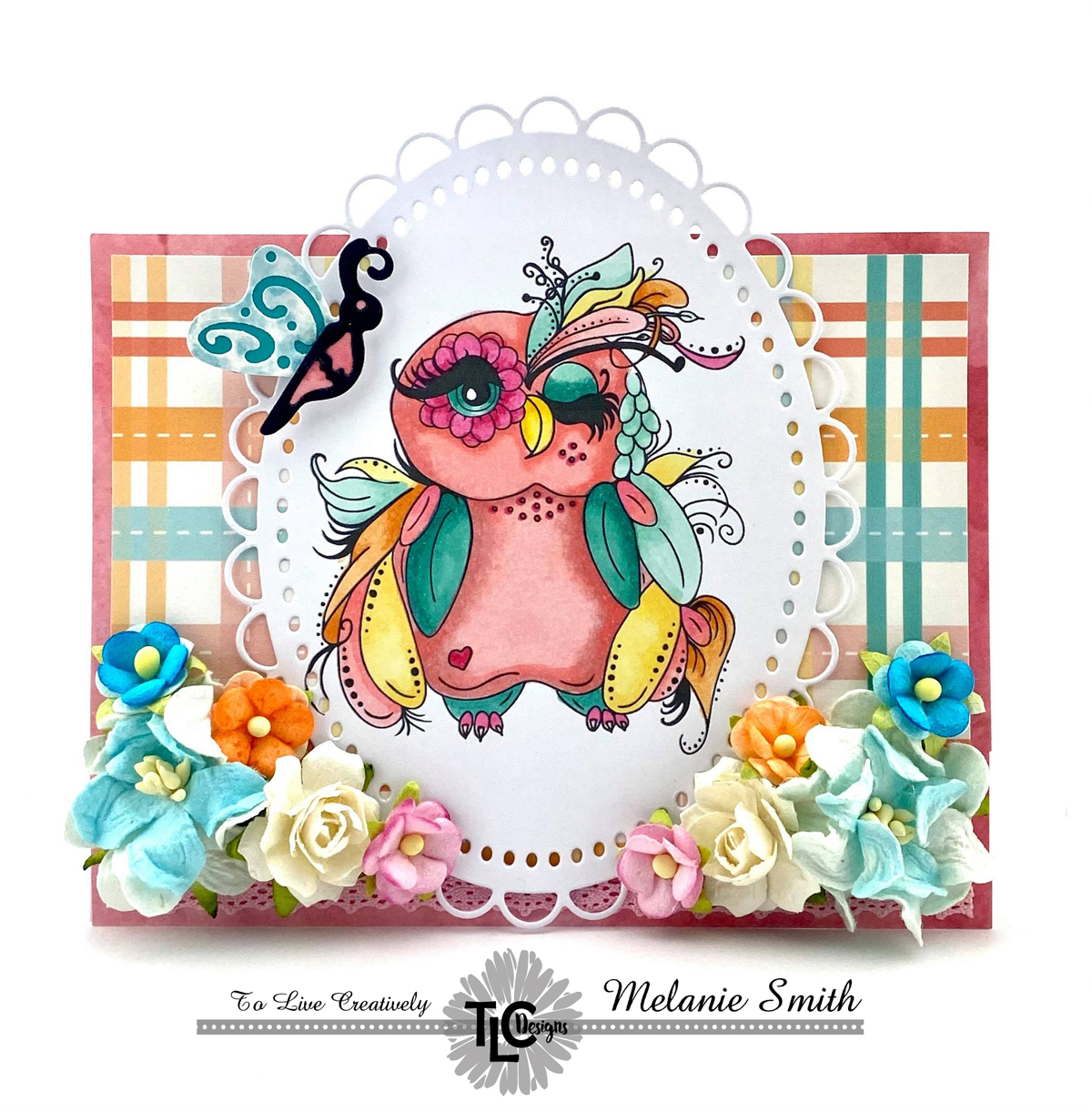Melanie Stamps TLC Designs Winking Wanda