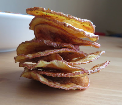 Microwave Cooked Potato Chips