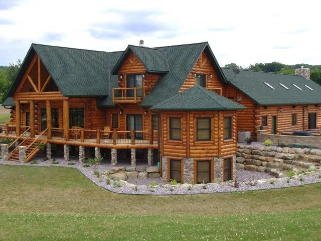 Log Cabins Log Home and Log Mansions Exterior Pictures