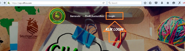 MENDAPAT ID LOGIN SCP WEB BARU - SCP LAILATUL KHASANAH