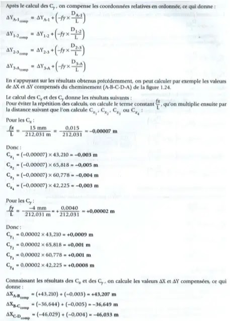 Polygonation,  calcul,  Types de Cheminement, topographiques,