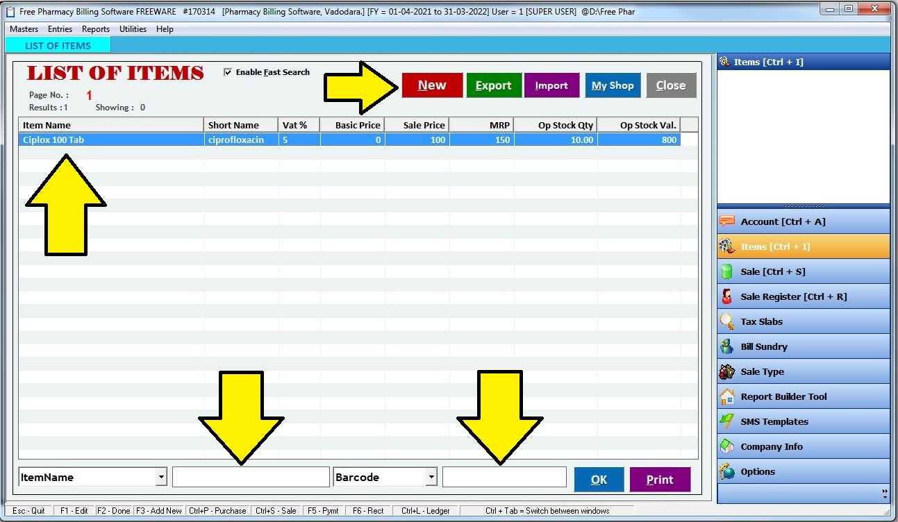 Free Pharmacy Billing Software ~ Billing Software Guru Free Pharmacy Billing Software ~ Billing Software Guru