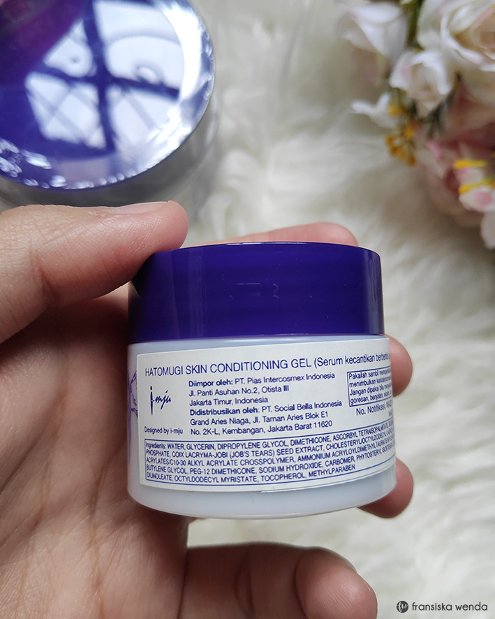 Hatomugi Skin Conditioning Gel Review fransiska wenda