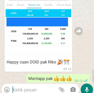 Portofolio Rikopedia dan testimoni member