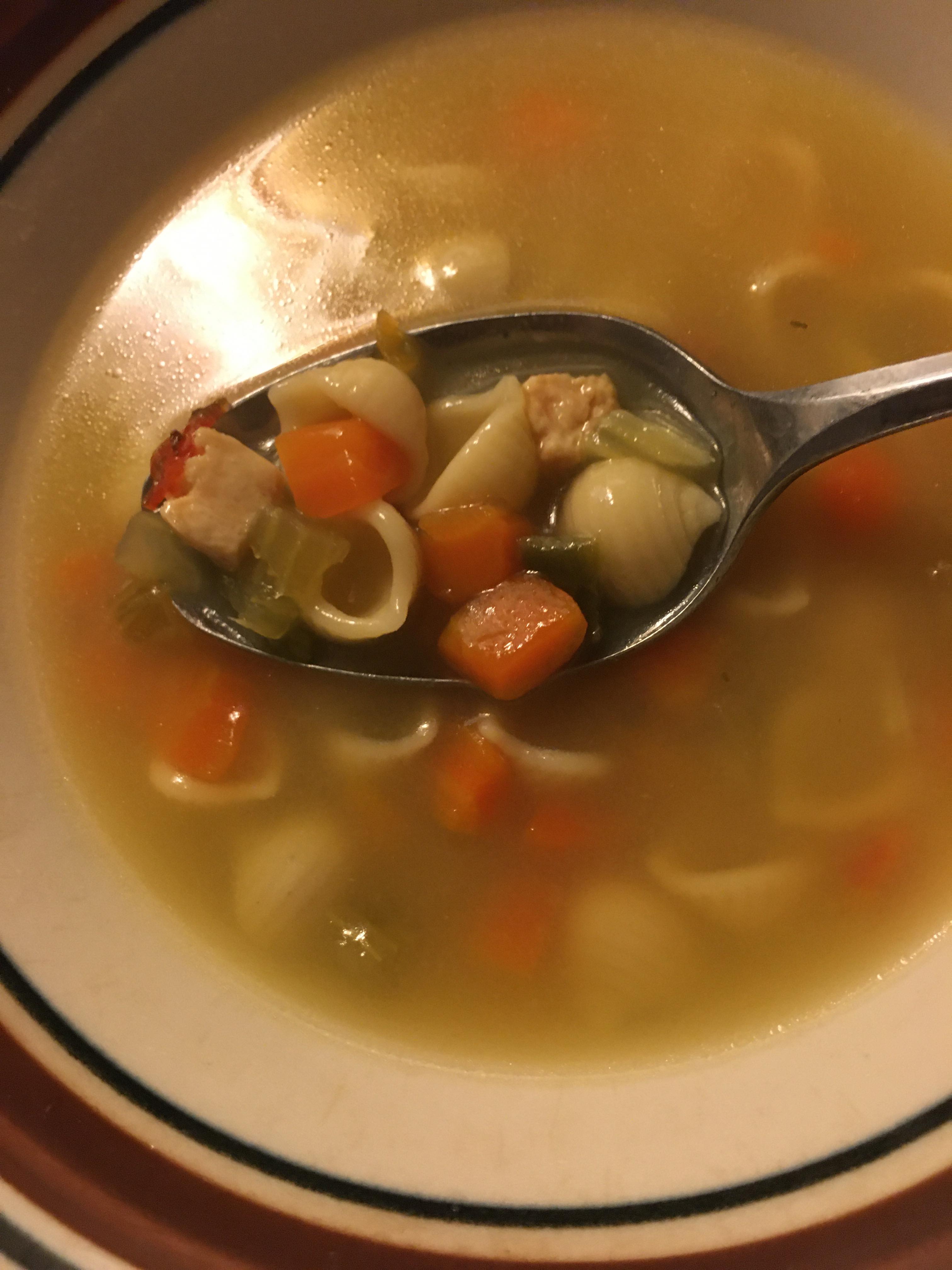 Adorable Fluff Swiss Chalet. Canned Chicken Noodle Soup Review.