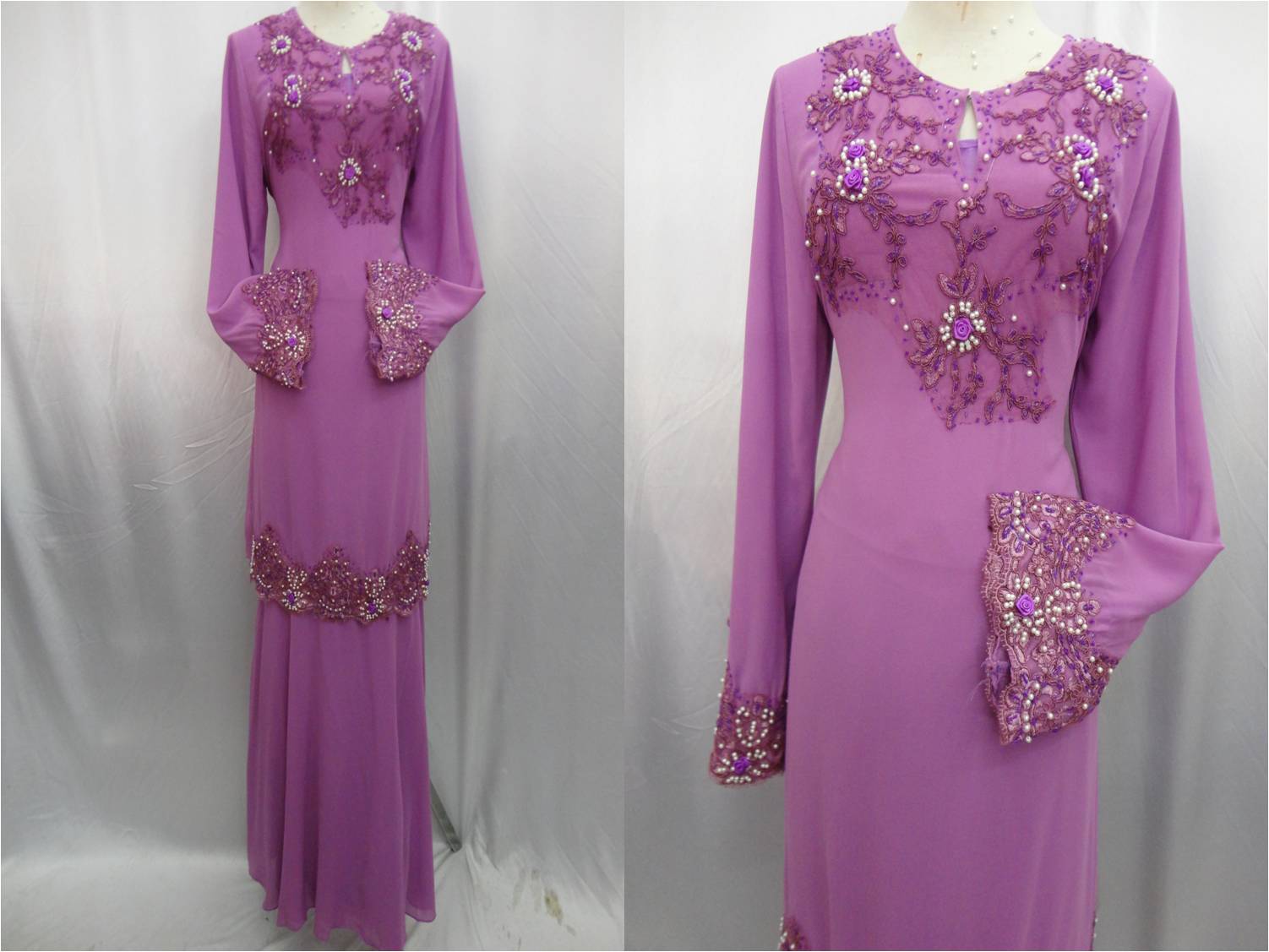 kebaya hijab dengan kain khas yogyakarta