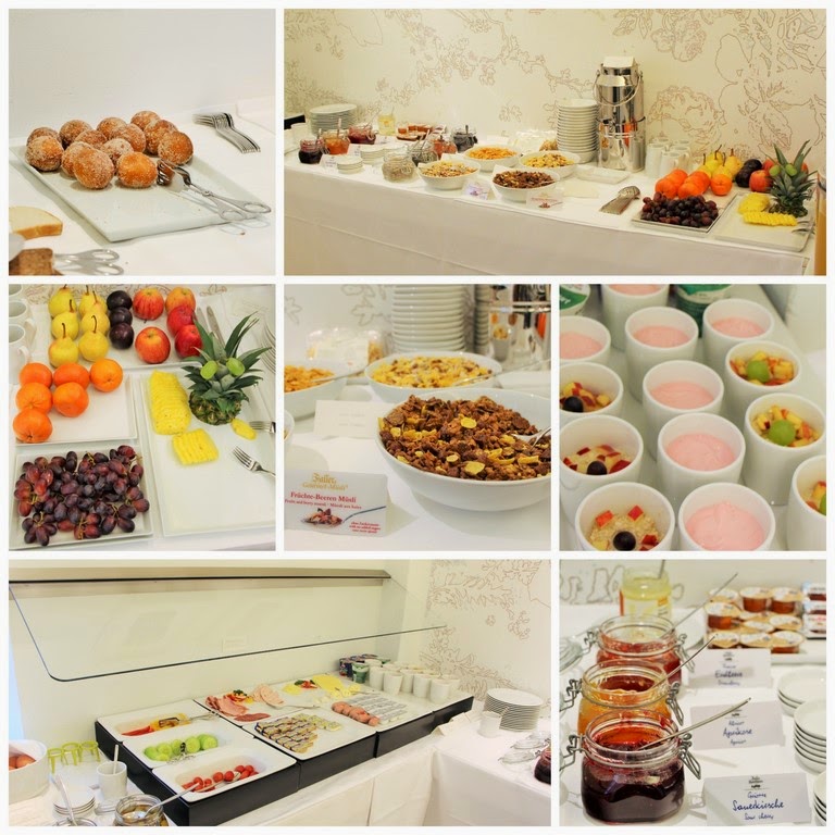 Delux Frühstück im Münchner Hotel, Deutschland Delux Frühstück im Münchner Hotel, Deutschland