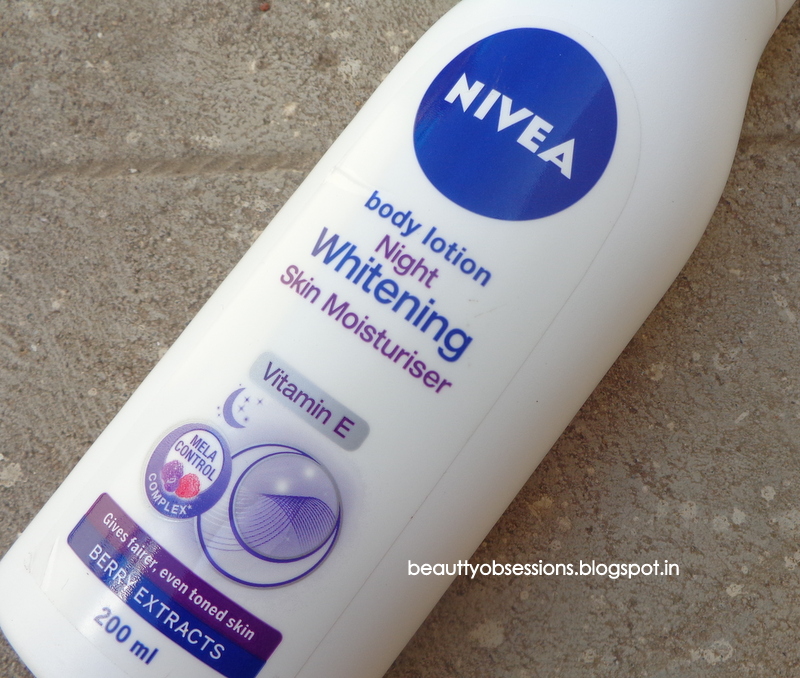 Nivea Body Lotion Night Whitening Skin Moisturiser with Vitamin E