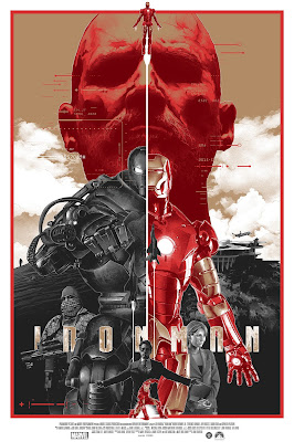 Iron Man Variant Screen Print by Grzegorz Domaradzki