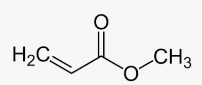 formula química acrilato de metila