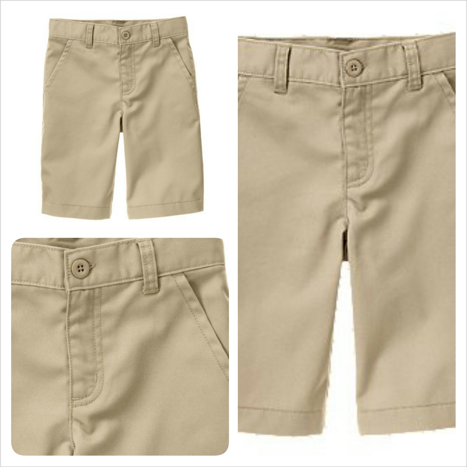 Threads for Tots 27 Uniform Twill Short (in Khaki)