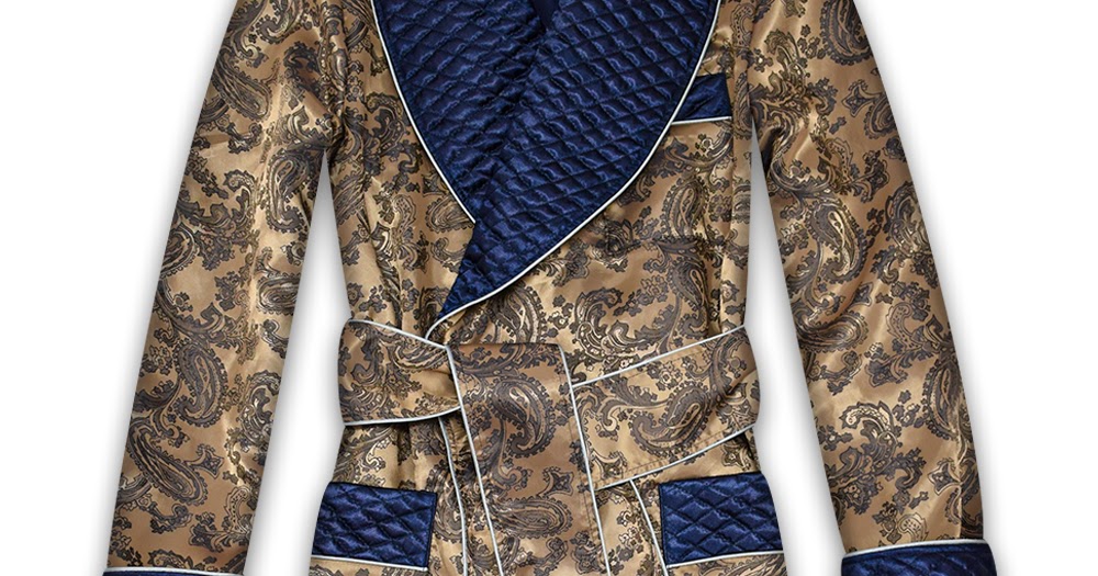 Men Bath Robe Satin Print Gold Kimono Bathrobe Silk Long Dressing Gown Plus  Size Sleepwear Geometric