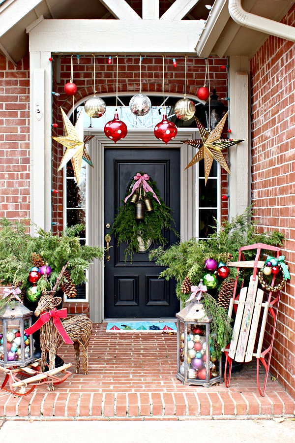 2016 Christmas Home Tour Part 3 Front Porch And Entry