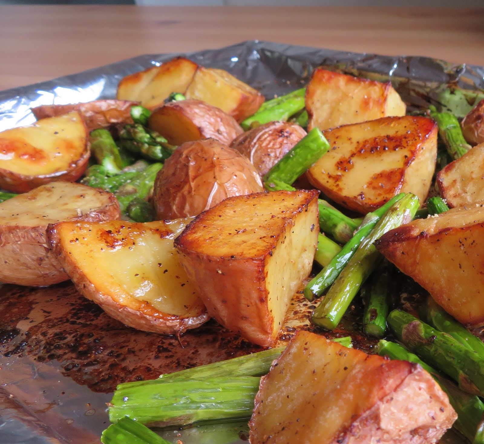 Balsamic Roasted New Potatoes & Asparagus The English Kitchen