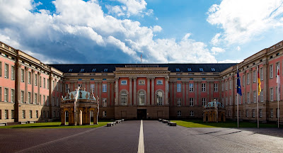 ブランデンブルク州議会議事堂の中庭、ドイツ・ポツダム